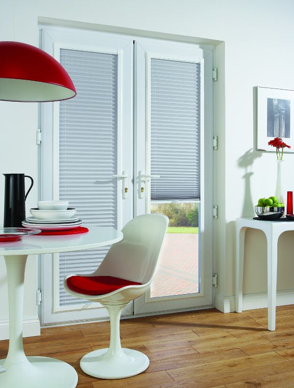 Perfect-Fit Pleated Blind Madrid SPC Chrome