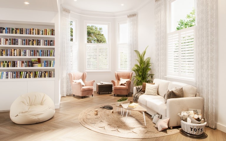 Transform Your Bay Windows with Stylish Shutters